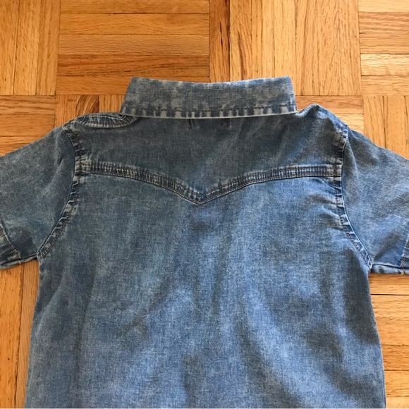 7 For All Mankind Boys Denim Shirt - Picture 9 of 12